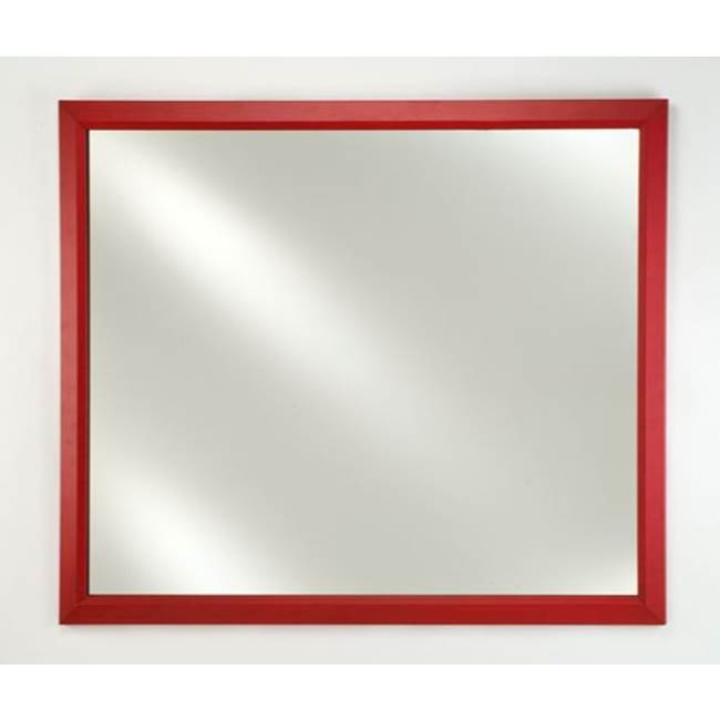 Afina Corporation Framed Mirror 30X36 Soho Fluted Chrome Beveled