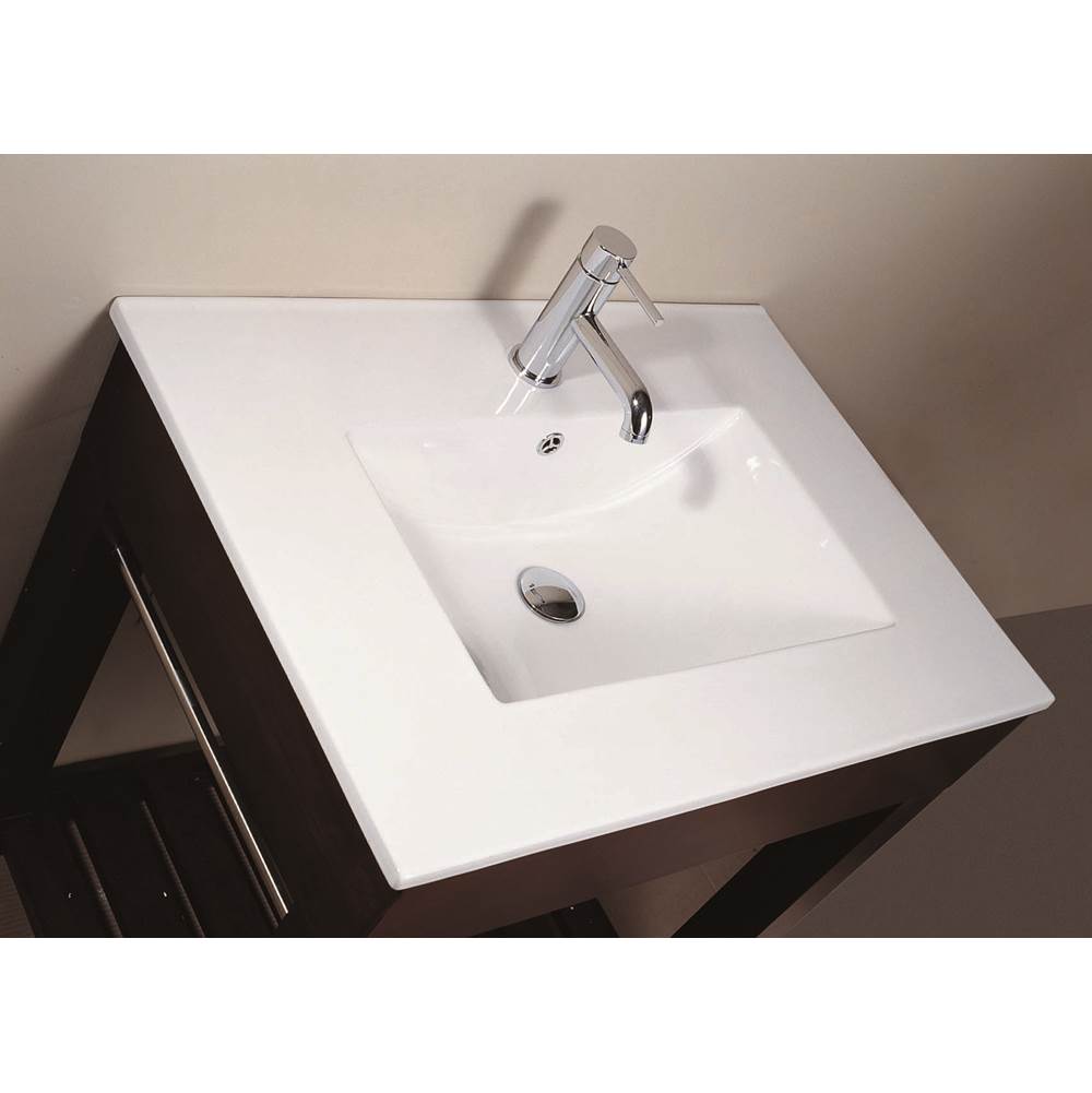 Avanity 25 in. Vitreous China Top with Integrated Bowl (Single Hole)