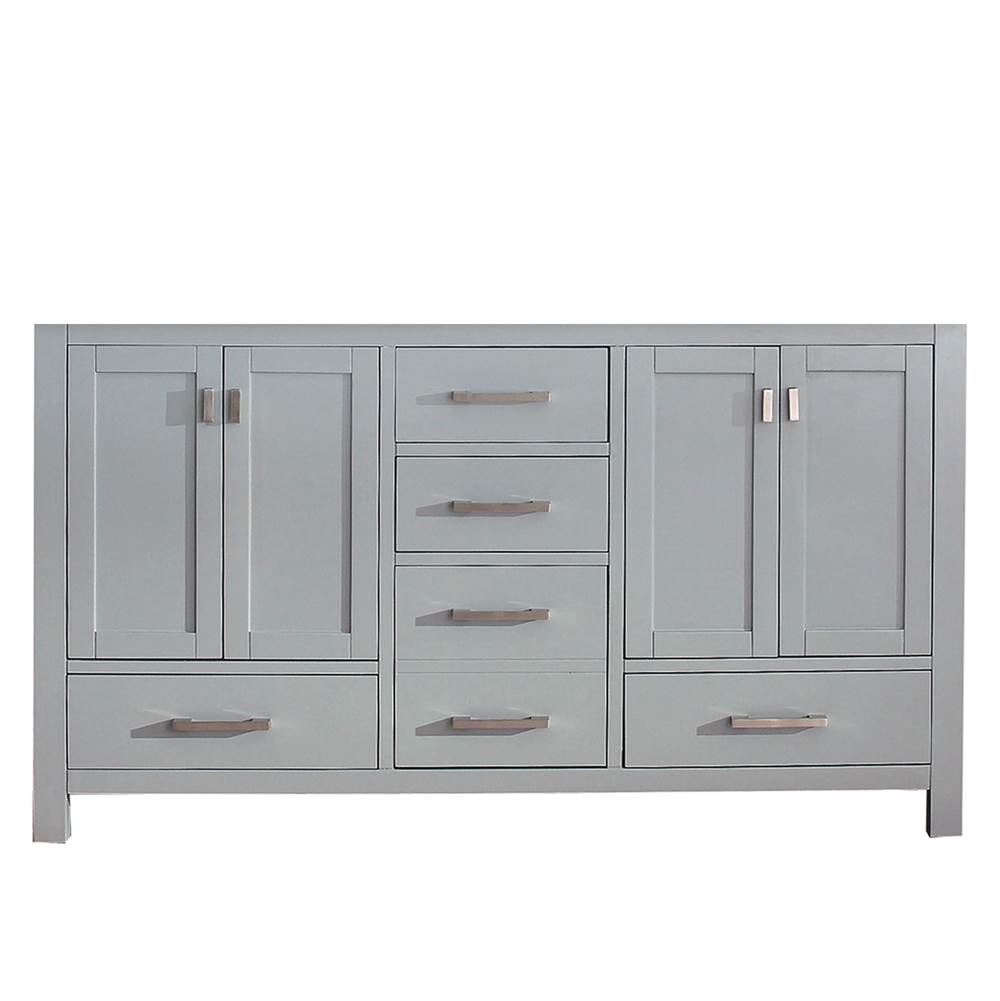 Avanity Avanity Modero 60 in. Double Vanity Only in Chilled Gray finish