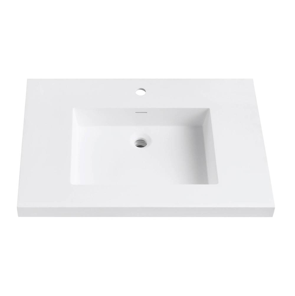 Avanity VersaStone 31 in. Solid Surface Vanity Top with Integrated Bowl in Matte finish