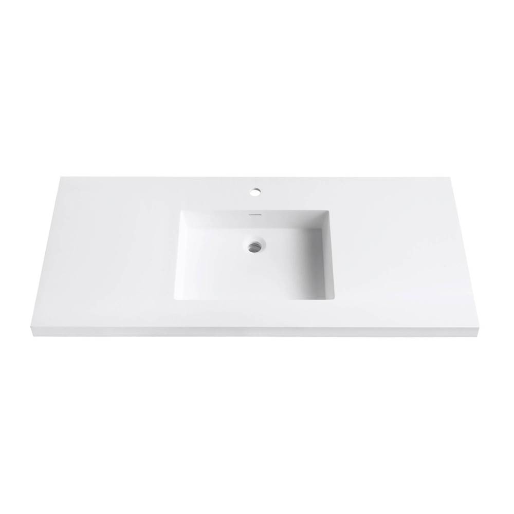 Avanity VersaStone 49 in. Solid Surface Vanity Top with Integrated Bowl in Matte finish