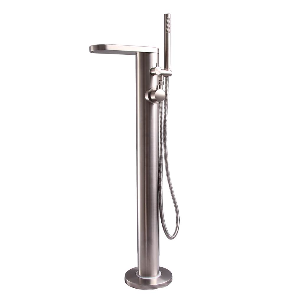 Barclay Mcway  Freestanding ThermostaTub Filler, Brushed Stainless