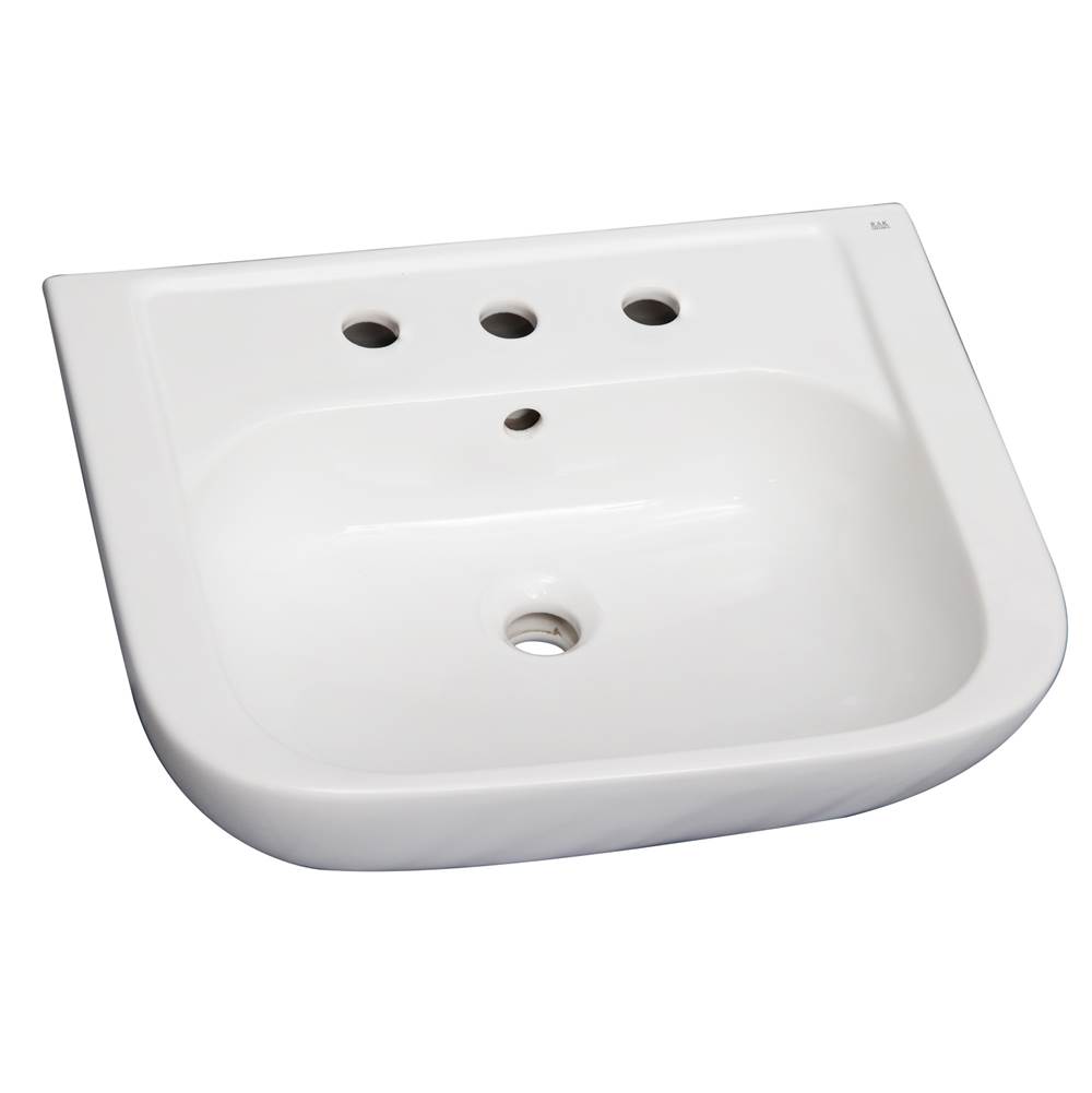 Barclay Caroline 550 Basin only,White-8'' Widespread