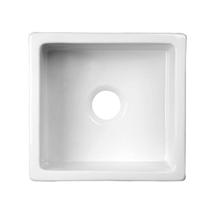 Barclay Silvia Large Fireclay Kitchen Sink, White