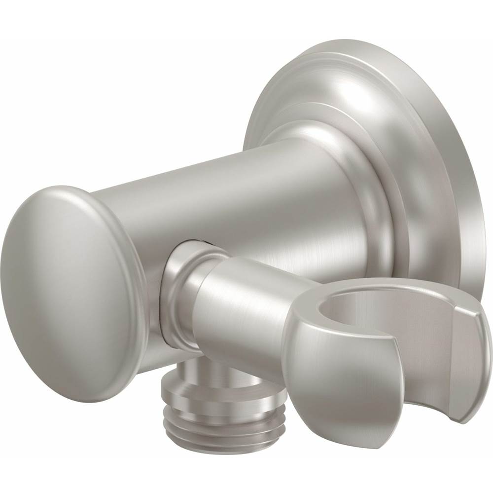 California Faucets Decorative Supply Elbow with Swivel Handshower Holder - Concave Base
