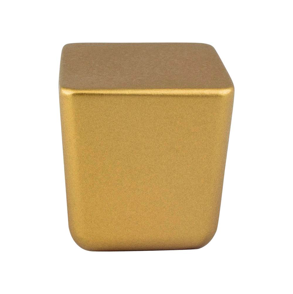 R. Christensen Mini Honey Gold Large Square Knob
