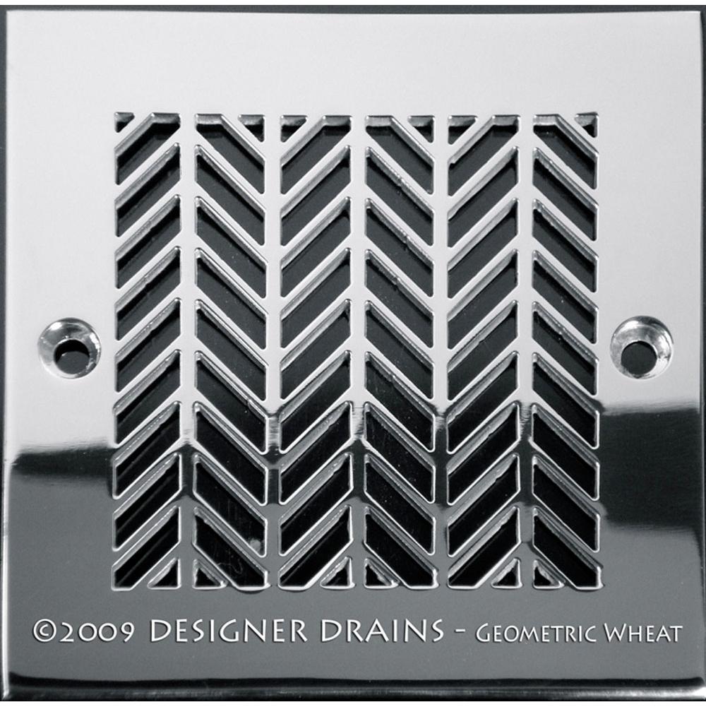 Designer Drains Geometric Wheat No. 2