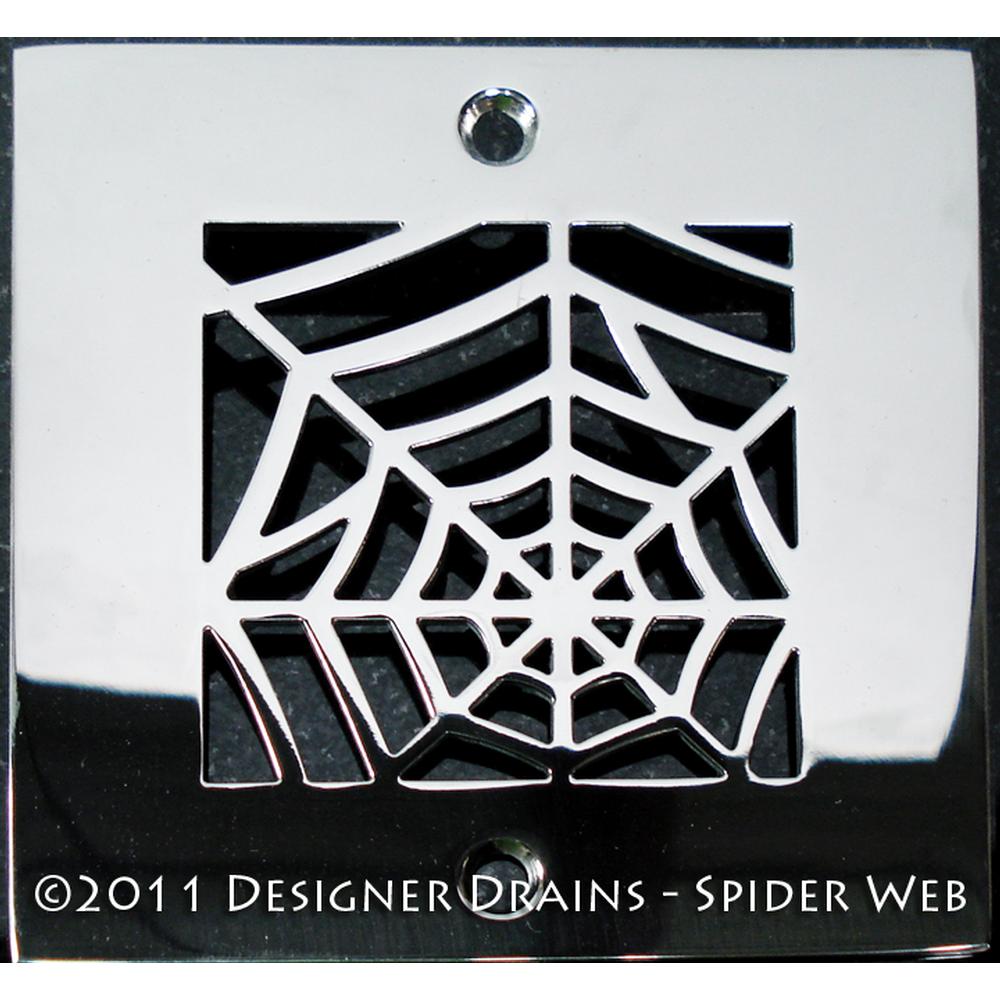 Designer Drains Nature Spider Web