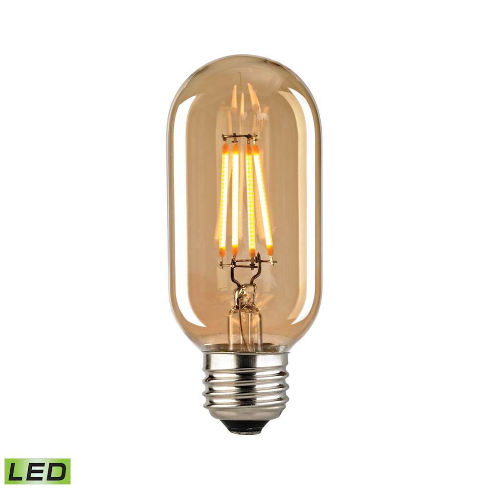 Elk Lighting Medium LED 3-Watt Bulb With Light Gold Tint