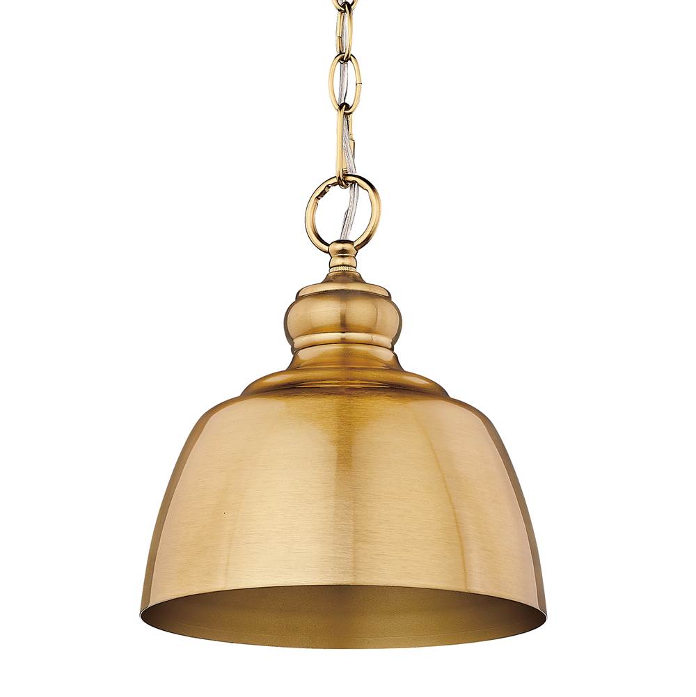 Golden Lighting Holmes MBG Mini Pendant in Modern Brushed Gold