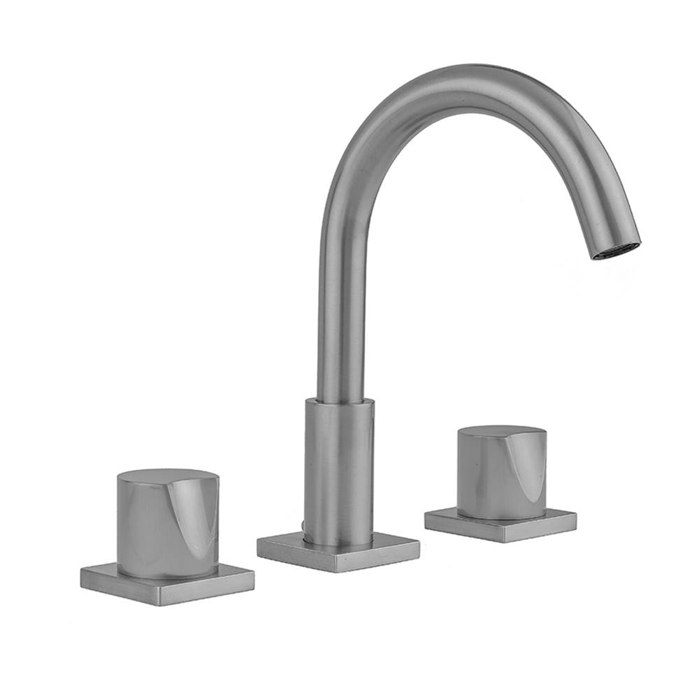 Jaclo Uptown Contempo Faucet with Square Escutcheons & Thumb Handles -1.2 GPM