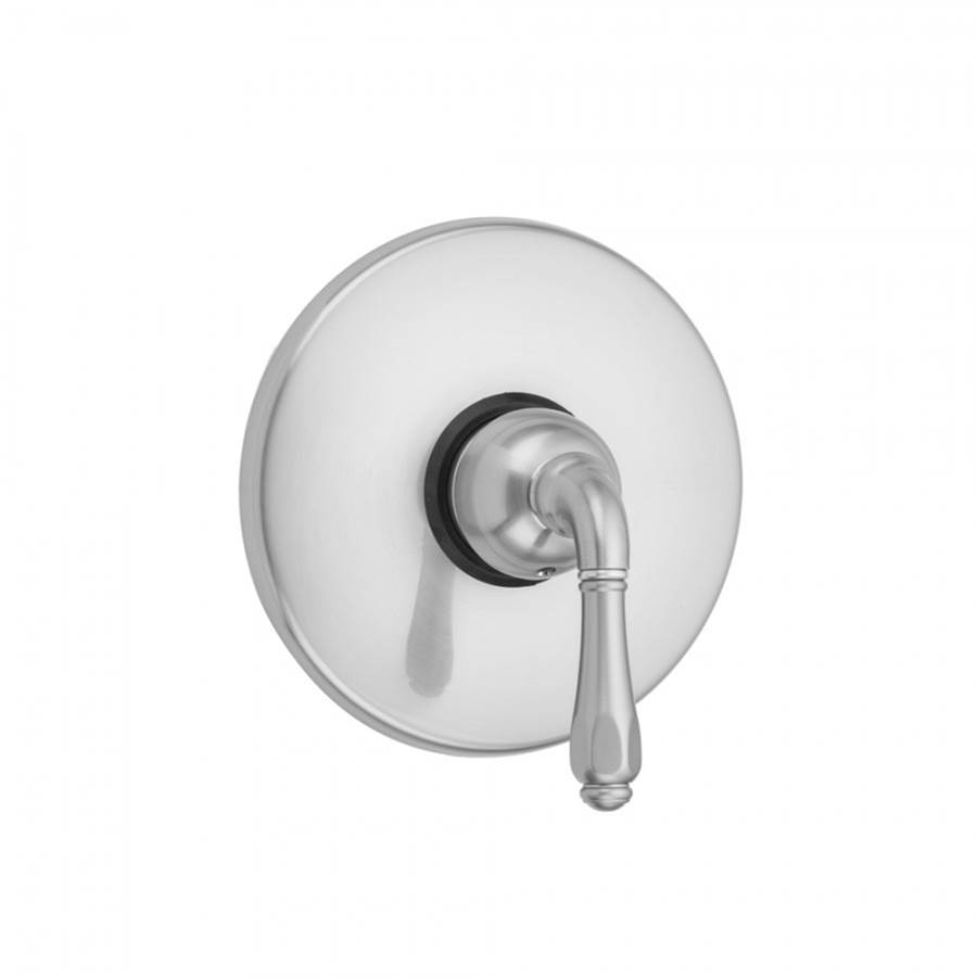 Jaclo Round Plate With Smooth Lever Trim For Pressure Balance Valve (J-PBV)