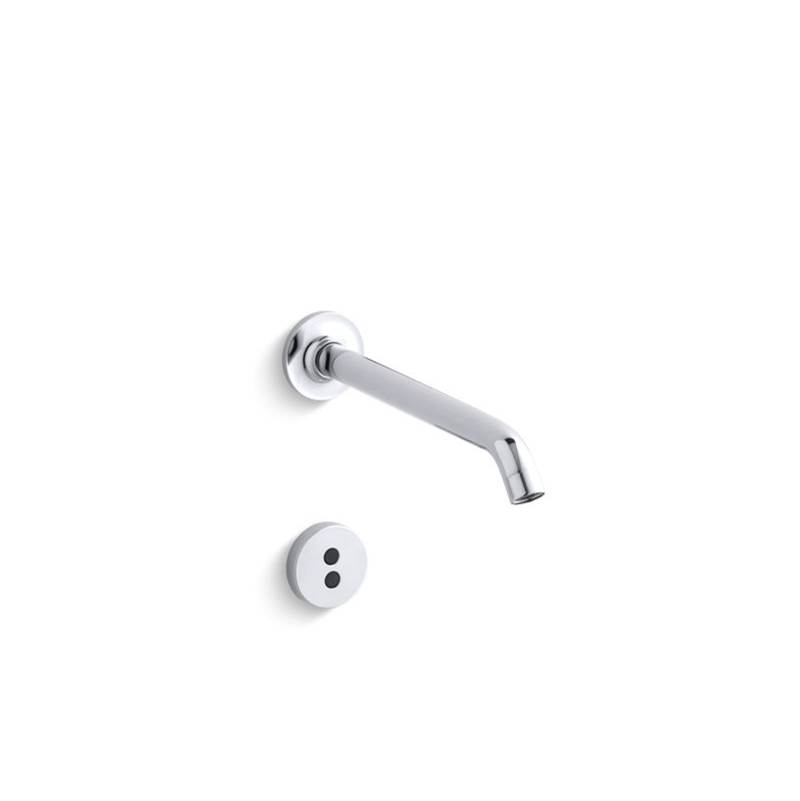 Kohler Purist® Wall-mount touchless faucet trim with Insight™ technology and 8-1/4'' 35-degree spout, requires valve
