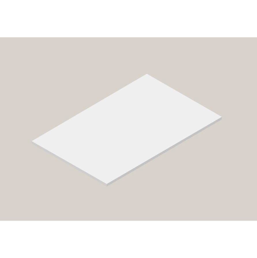 Madeli Urban-22 48''W Solid Surface , Slab No Cut-Out. Glossy White, 48''X 22''X 3/4''