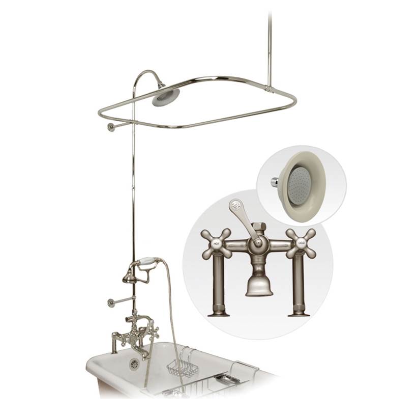 Maidstone Deck Mount Shower Kit with Classic Spout Faucet