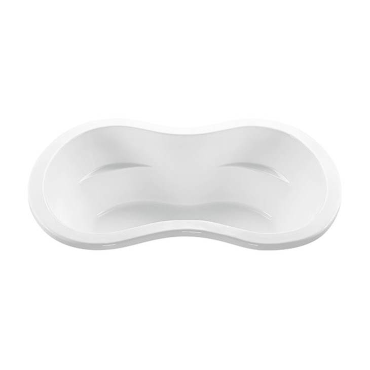 MTI Baths Eternity Dolomatte Drop In Air Bath Elite- White (72X47.75)