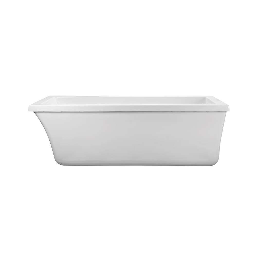 MTI Baths 66X32 BISCUIT FREESTANDING SOAKING TUB WITH VIRTUAL SPOUT