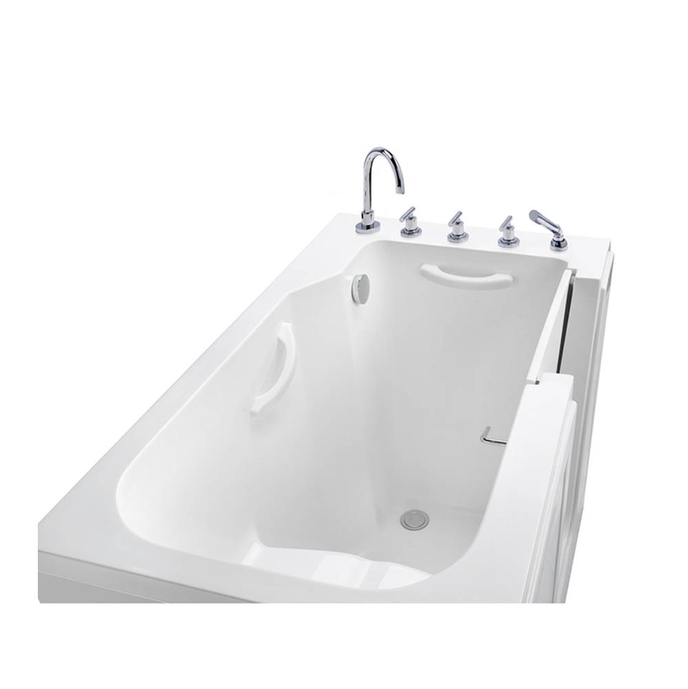 MTI Baths Walk-In Acrylic Cxl Alcove Whirlpool - White (51.5X30.25)