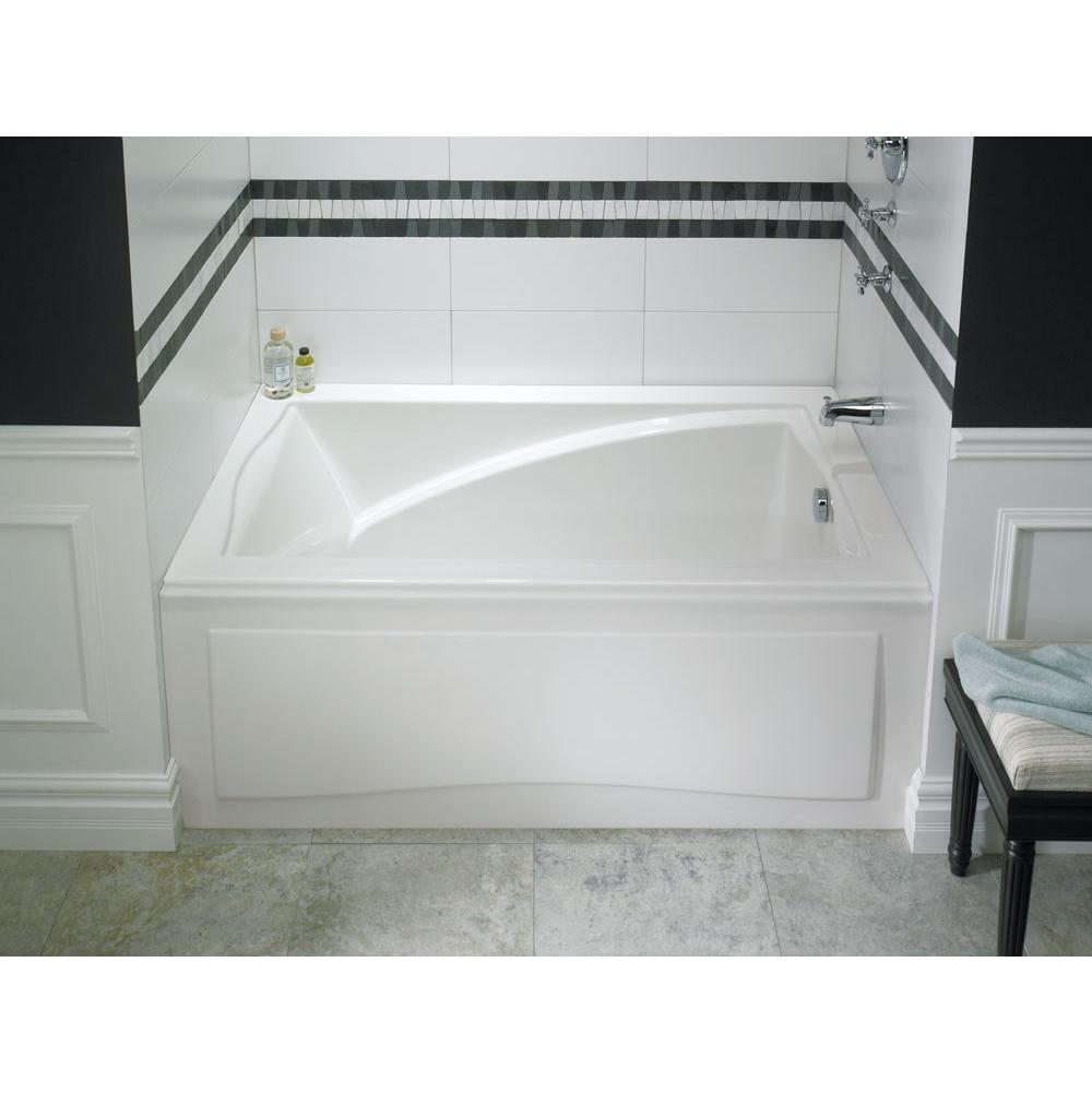 Neptune DELIGHT bathtub 32x60 with Tiling Flange, Left drain,Whirlpool/Mass-Air/Activ-Air, Black