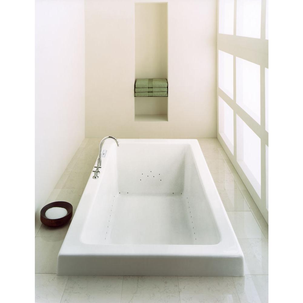 Neptune ZEN bathtub 36x72 with armrests and 3'' top lip, Whirlpool, White