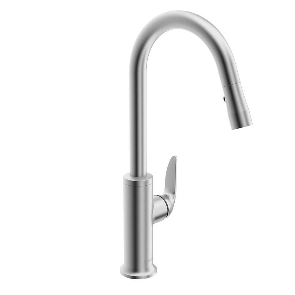 In2aqua Style Single-Lever Kitchen Faucet With Swivel Spout And Pull-Down Spray, Stainless Steel Finish