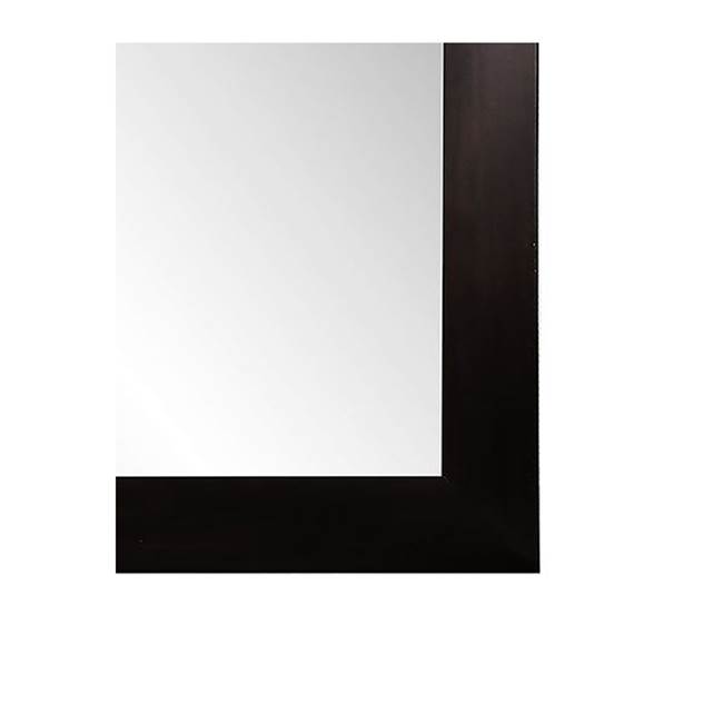 Jensen Medicine Cabinets Framed Mirror 36X36 Black 3'' Flat Bulk