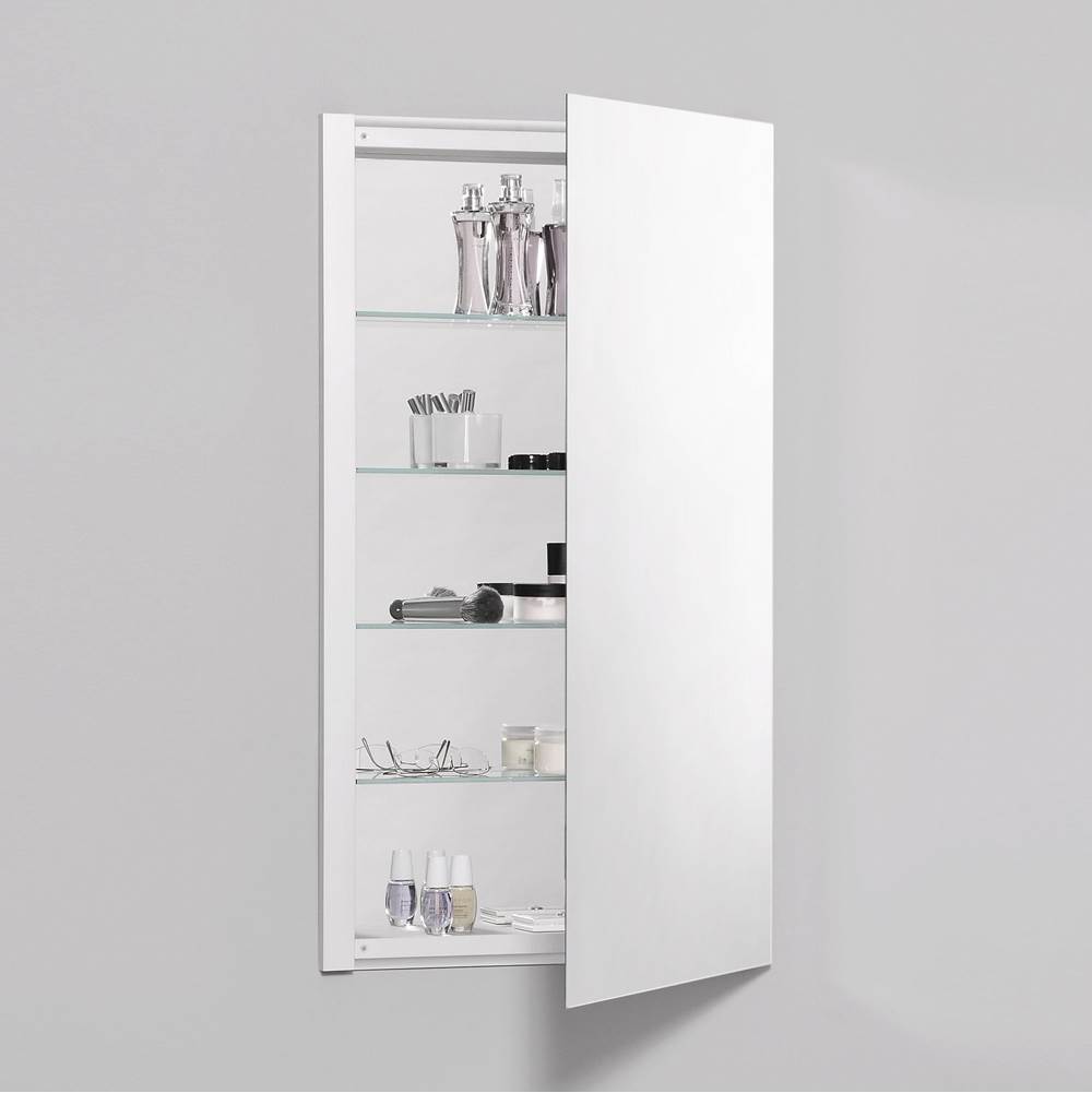 Robern R3 Series Cabinet, 20'' x 36'' x 4'', Single Door, Polished Edge