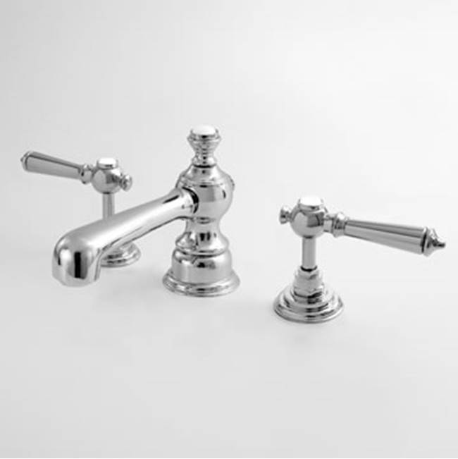 Sigma Widespread Lav Set With Lever Ascot Polished Brass Pvd .40