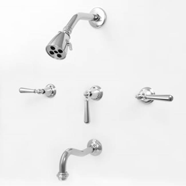 Sigma 3 Valve Tub & Shower Set TRIM (Includes HAF and Wall Tub Spout) LOIRE SATIN NICKEL PVD .42