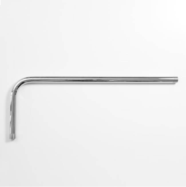 Sigma L-Shaped Shower Arm, Polished Nickel Uncoated .49