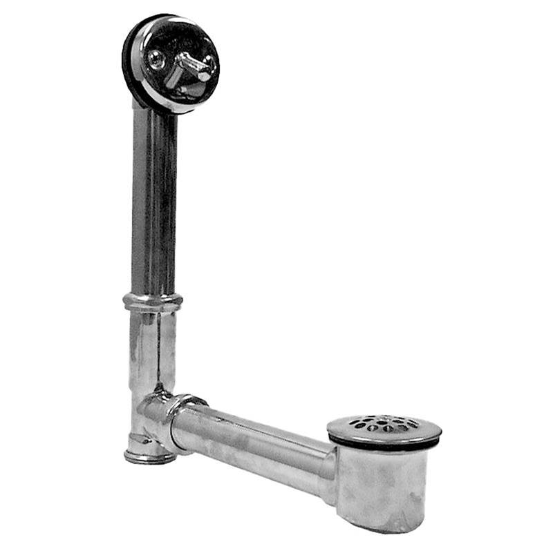 Sigma Concealed Standard Trip Lever and Overflow 14''- 16'' Tall, Adjustable SATIN NICKEL PVD .42