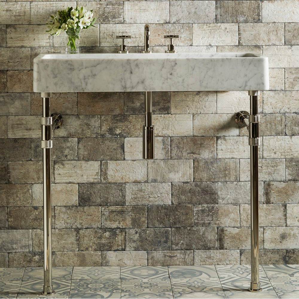Stone Forest Trough Vanity - Legs Only - For 36''X18'' Trough Sink Only
