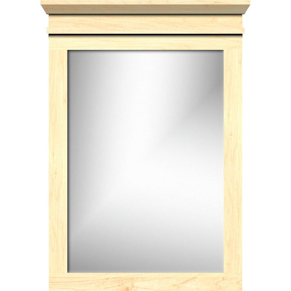 Strasser Woodenworks 26.5 X 2.25 X 35 Crowned Mirror Non-Bev Square Nat Maple