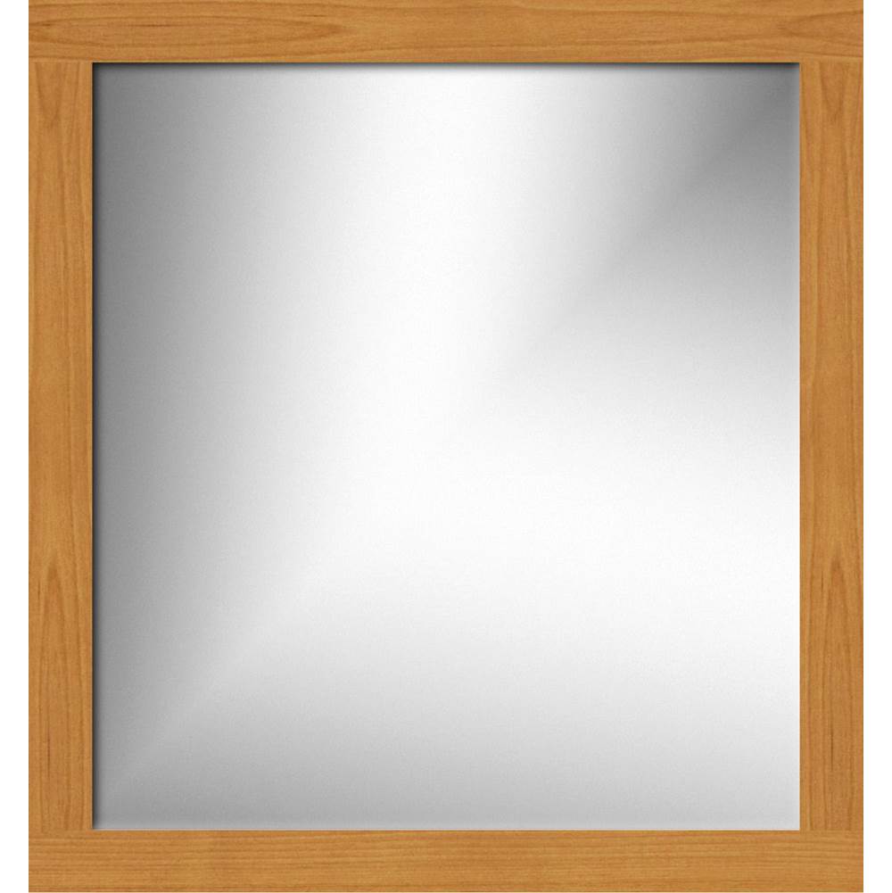 Strasser Woodenworks 30 X 0.75 X 32 Simplicity Framed Mirror Square Nat Alder