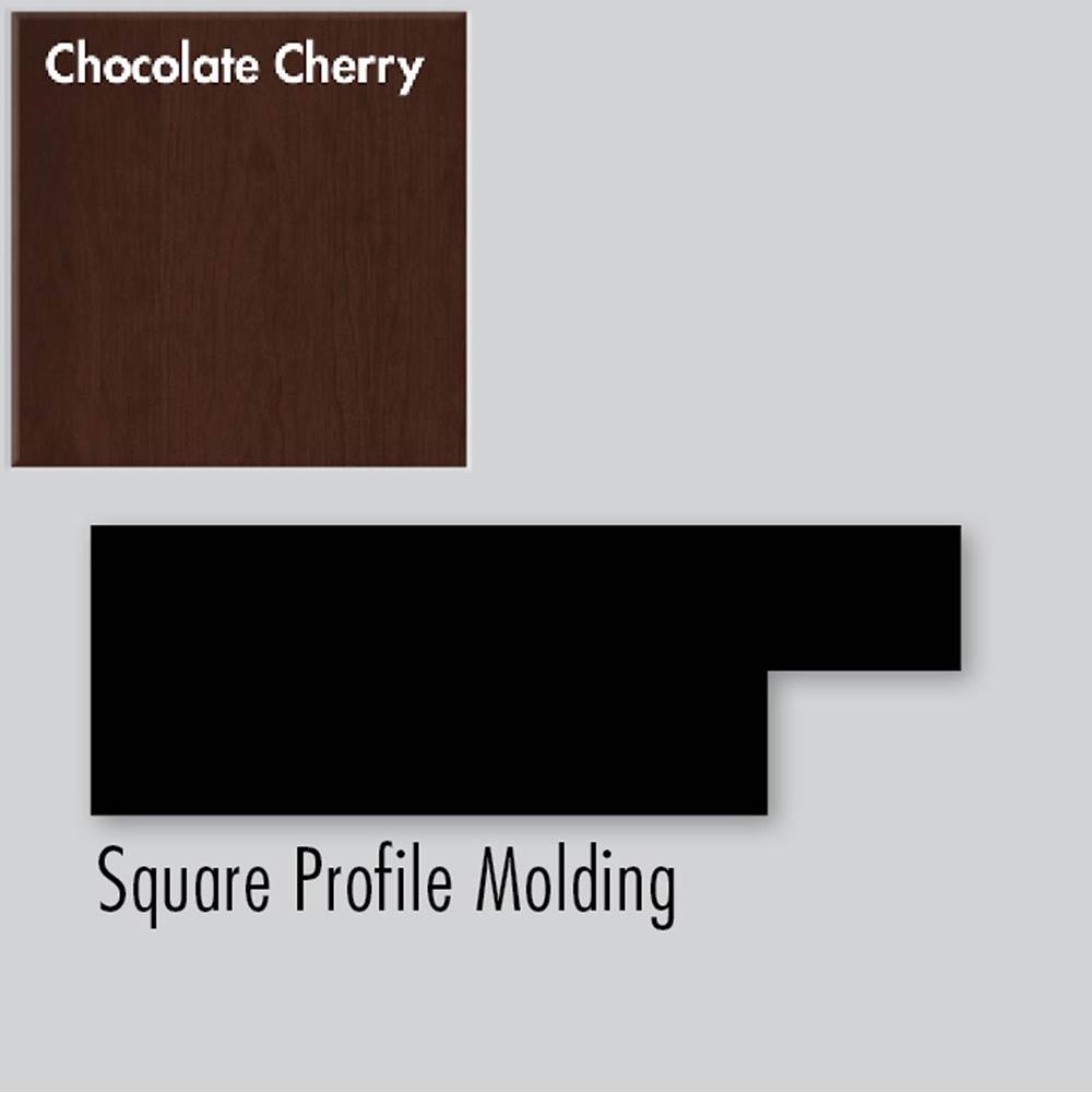 Strasser Woodenworks 2.25 X .75 X 72 Molding Square Choc Cherry