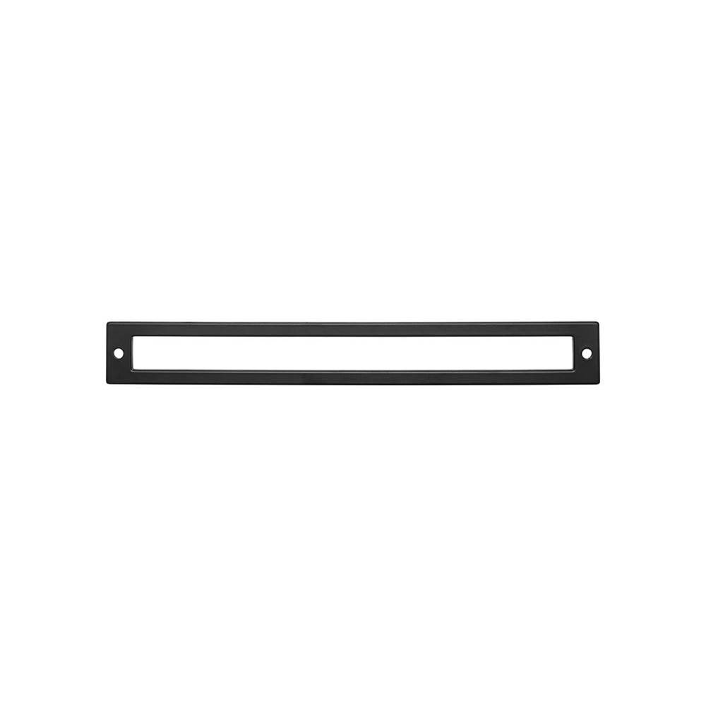 Top Knobs Hollin Backplate 8 13/16 Inch Flat Black