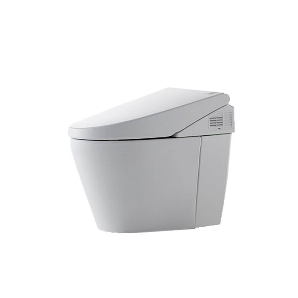TOTO TOTO Neorest 550H Dual Flush 1.0 or 0.8 GPF Toilet with Integrated Bidet Seat and ewater+, Cotton White - MS952CUMG#01