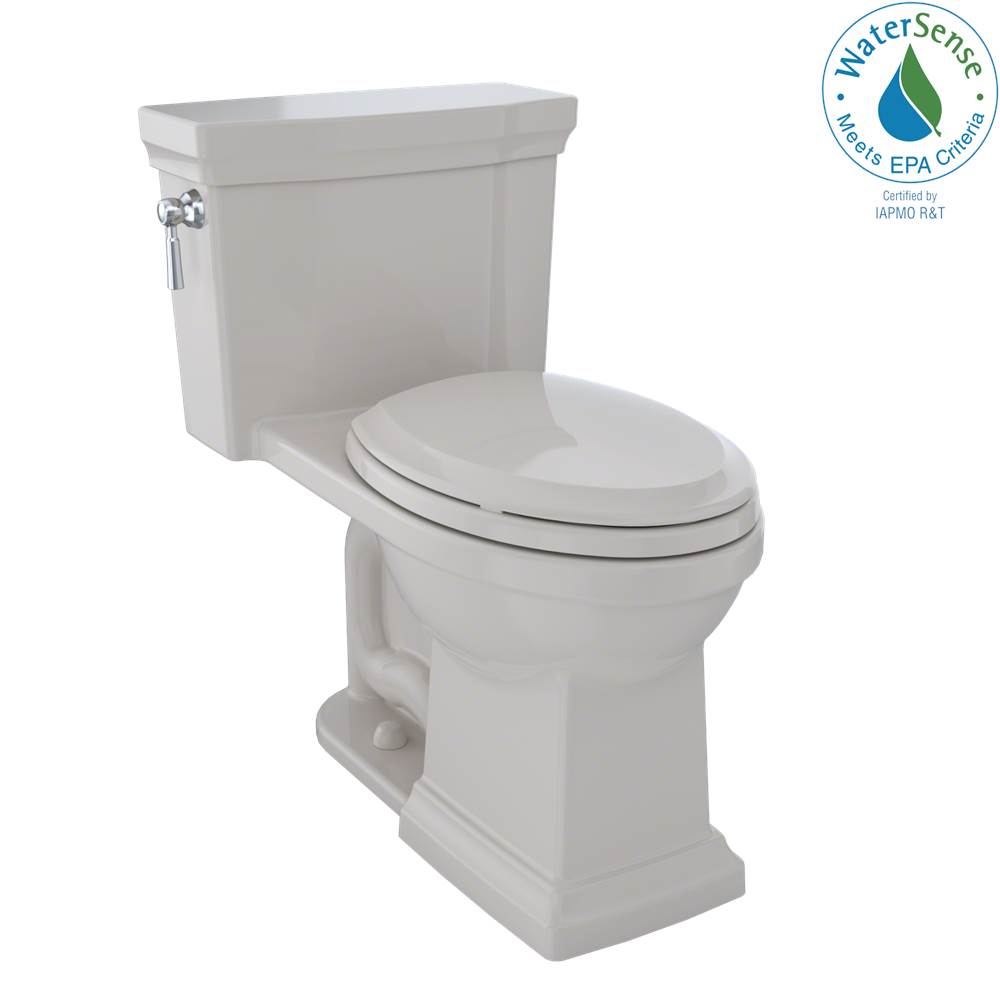 TOTO Toto® Promenade® II 1G® One-Piece Elongated 1.0 Gpf Universal Height Toilet With Cefiontect, Sedona Beige