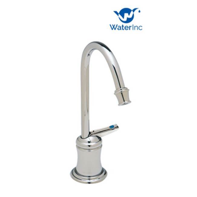 Water Inc 610 Traditional Cold Only Faucet With J-Spout For Filter - Polished Nickel